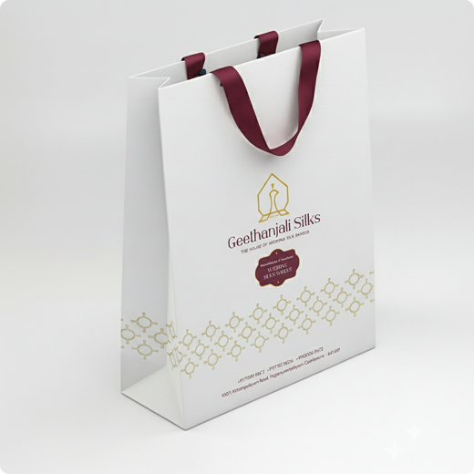 Geethanjali Silks Carry Bag